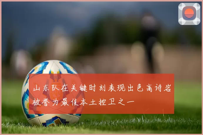山东队在关键时刻表现出色高诗岩被誉为最佳本土控卫之一